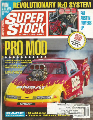 SUPER STOCK 1992 SEPT - AUSTIN, CANNON, OUTLAWS, PRO MODS & BIKES